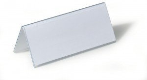 Durable Identyfikator stołowy 61/122x150 mm