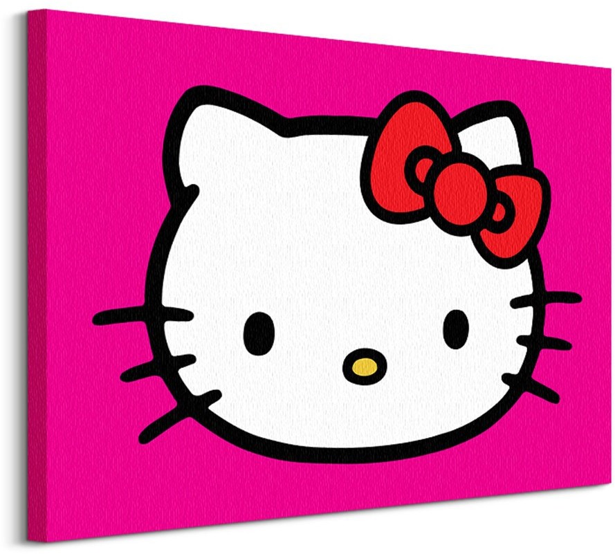 Pyramid Posters Hello Kitty (Magenta) - Obraz na płótnie WDC99491