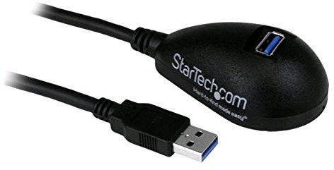 StarTech Przedłużenie Startech 1,5 m Super Speed USB 3.0 Desktop stacja dokująca/kablowej  wtyk/gniazdo  czarny