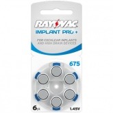 Rayovac 6 x baterie do aparatów słuchowych 675 IMPLANT PRO+ MF