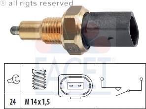 FACET Przełącznik, swiatło cofania 7.6256
