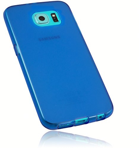 Mumbi cover Samsung Galaxy S6/S6 Duos hoesje transparant blauw (Slim - 1,2 mm)