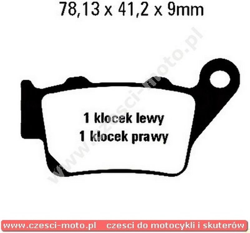 EBC Klocki hamulcowe FA208TT