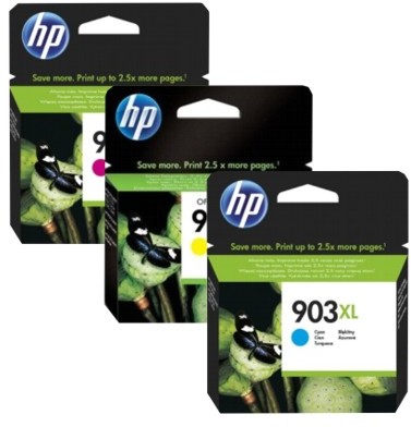 HP Hewlett-Packard Tusze Oryginalne 903 XL 1CC20AE) trójpak)