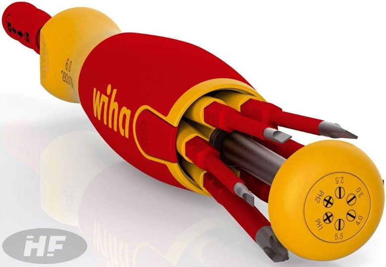 Wiha uchwyt do bitów LiftUp electric z magazynkiem z 6 bitami slimBit 2831 09 02