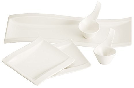 Villeroy & Boch NewWave stylowy zestaw do przystawek i przekąsek, 5-elementowy 1025258824