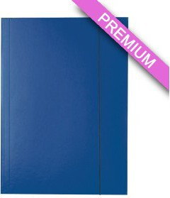 Esselte Teczka z gumką lakierowana granatowa ES067-11