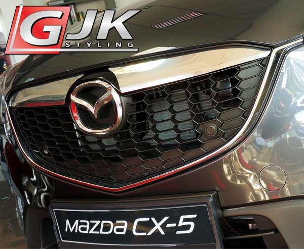 MAZDA CRONI CX-5 od 2012 Nakładki na grill stal połysk MA01G