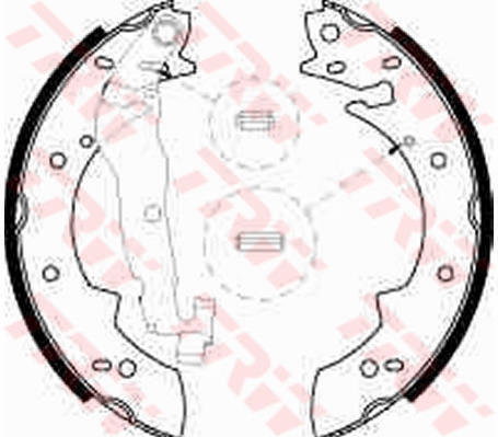 TRW Zesatw szczęk hamulcowych GS8524