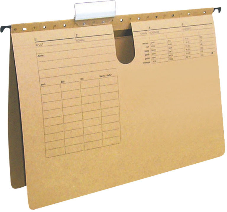 Q-Connect Skoroszyt zawieszkowy , karton, A4, 250gsm, jasnobrązowy KF00554