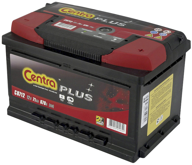 Centra Plus 12 V 71Ah 670A P+ CB712