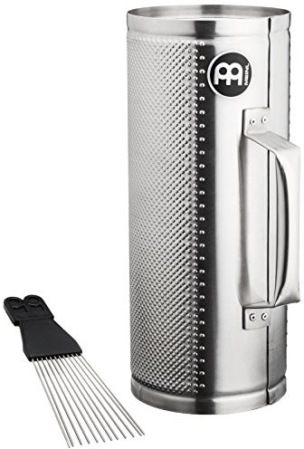 Meinl Percussion meinl Percussion mgu1 merengue gueira (Large), w zestawie: ABS Scraper, srebrny MGU1