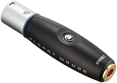 Planet Waves PW-P047Z adapter gniazdo XLR męskie  jack damki, stereo, kolor czarny PW-P047Z