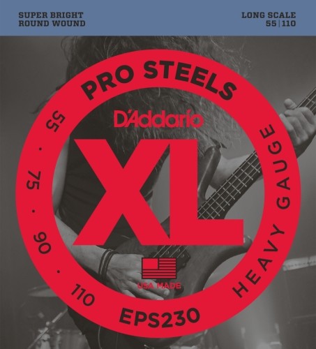 D'Addario EPS230 gitara basowa komplet strun 055 '  110' EPS230