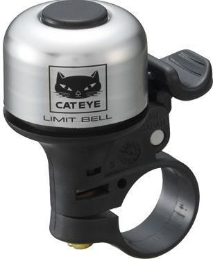 Cateye Dzwonek rowerowy Limit Bell PB-800 srebrny - srebrny 5550112