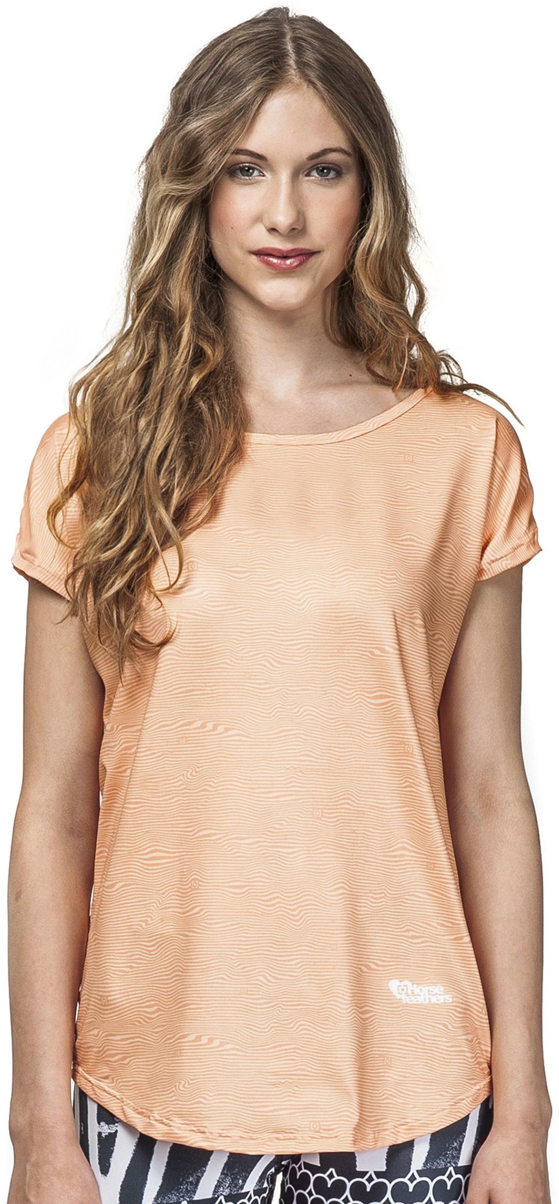HorseFeathers t-shirt damski EASE TOP pumpkin)