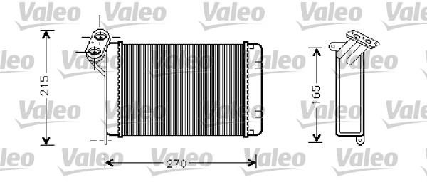 Valeo nagrzewnica 812296 812296