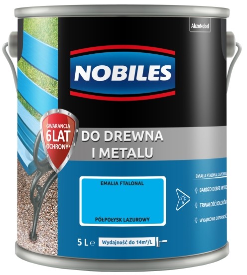 Nobiles Emalia Ftalonal lazurowa 5 l