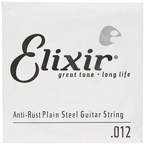 Elixir Plain ball End Anti Rust Single Strings Plain Steel Guitar 13012