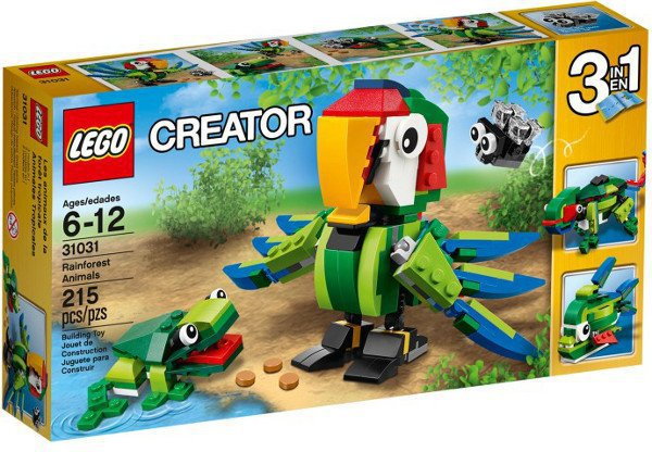 LEGO Creator Zwierzęta z lasu deszczowego 31031