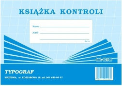 Typograf Druk Książka Kontroli A5 16k TP217