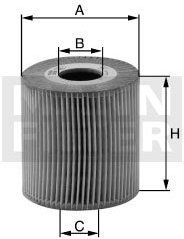 MANN Filtr oleju HU 7001x / OE674/5