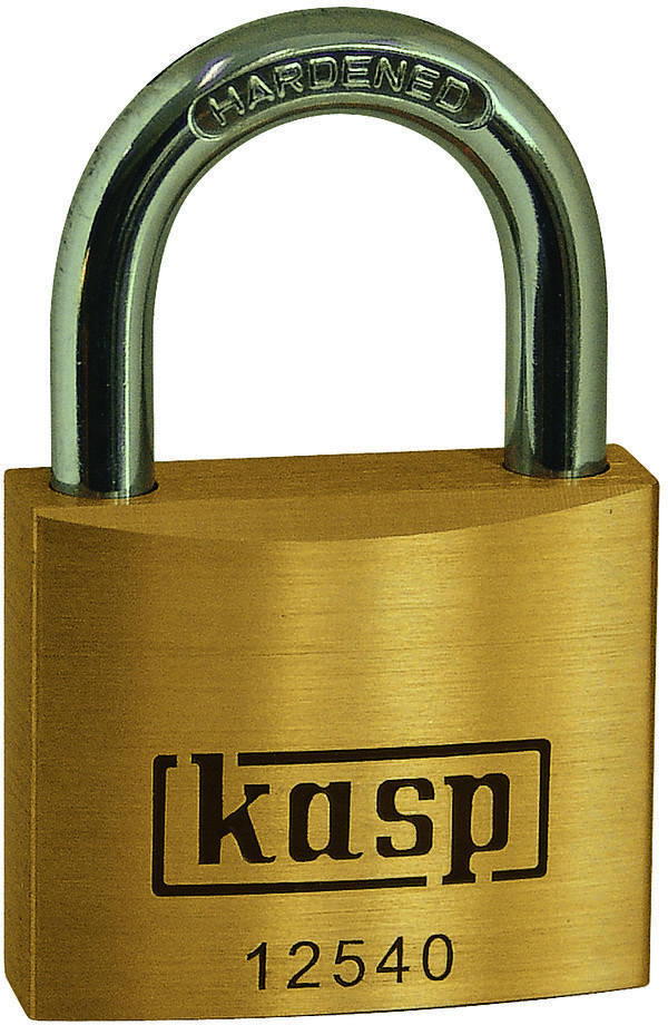 Kasp Kłódka K12540A2 z zamkiem kluczykowym 40 mm Złoto-żółty
