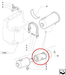 CNH FILTR POWIETRZA ZEWNĘTRZNY NEW HOLLAND 87342507