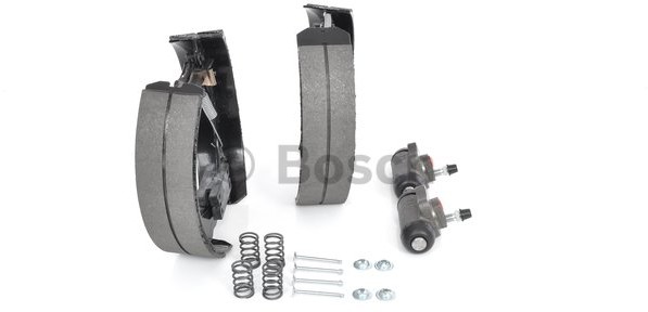BOSCH KIT SUPERPRO, zestaw szczek hamulcowych + cylinderek hamulca koła zamontowany z tyłu, 0 204 114 521 0204114521