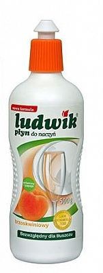 Фото - Ручне миття посуду Ludwik Płyn do naczyń  900ml brzoskwiniowy 