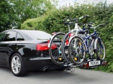 Eufab Składany bagażnik na rowery EUFAB PREMIUM III, uchwyt na hak + torba (21039622)