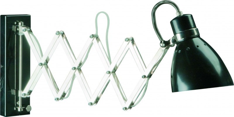 Steinhauer SPRING lampa ścienna Czarny, 1-punktowy 6290ZW