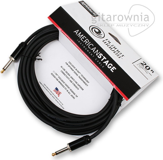 Planet Waves przewód / kabel instrumentalny 6m AMSG-20 PWAMSG20