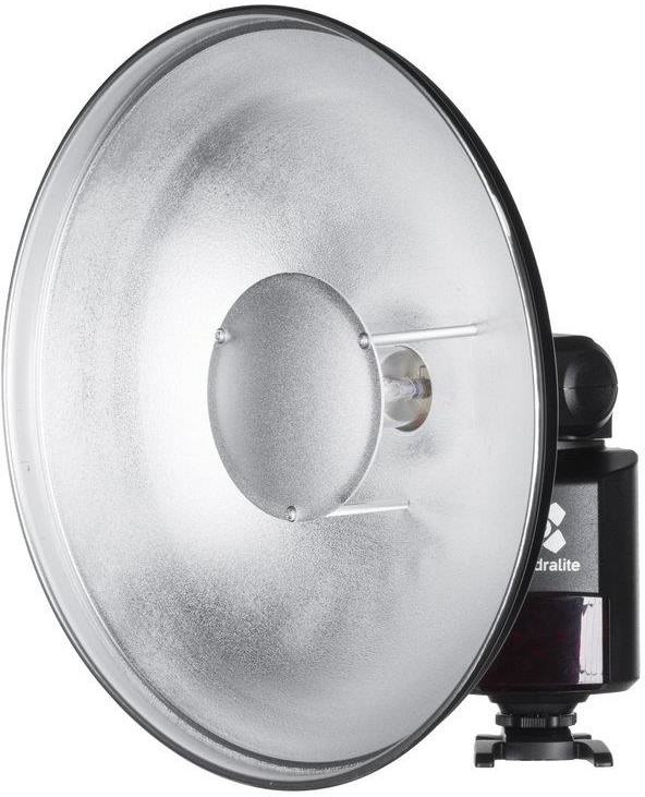 Quadralite Reporter beauty dish