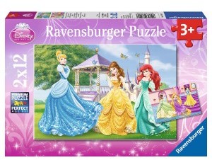 Ravensburger 2X12 EL. Księżniczki w Ogrodzie 337828