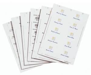 Durable Wkłady do Identyfikatorów Badgemaker 30x60 mm