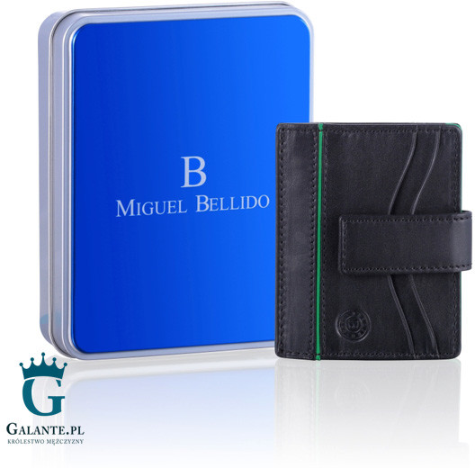 Miguel Bellido Etui na karty MB-2434 Black&Green