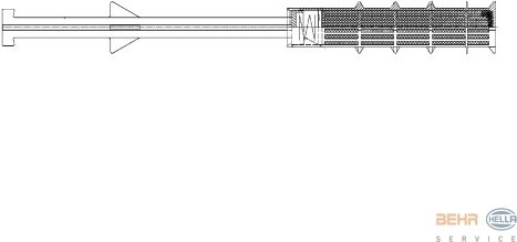 HELLA Osuszacz, klimatyzacja 8FT 351 197-711