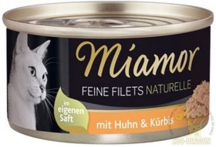 Miamor Feine Filets Naturelle Kurczak z dynią 80g 75012