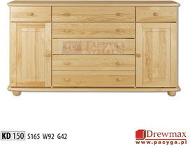 Drewmax Komoda sosnowa typ KD 150