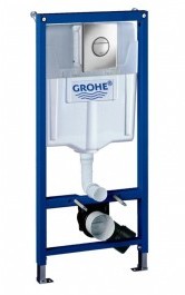 Grohe Stelaż podtynkowy Solido P Sail 3 w 1 z przyciskiem i kątownikami