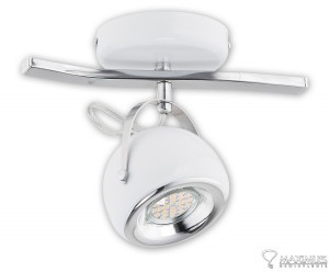 Lemir Flavio spot 1 pł chrom + biały O2401 P1 BIA 015O2401 P1 BIA