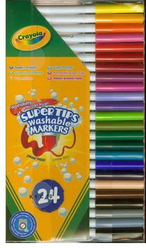 Crayola 24 kolory Flamastry zmywalne
