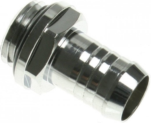 Bitspower złączka prosta 1/4 dla węży 10 mm - srebrna w połysku (BP-WTP-C02)