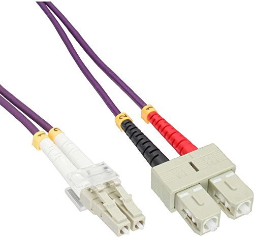InLine 88639p LWL Duplex Cable (LC/SC, 50/125 m, OM4, 20 m) 88639