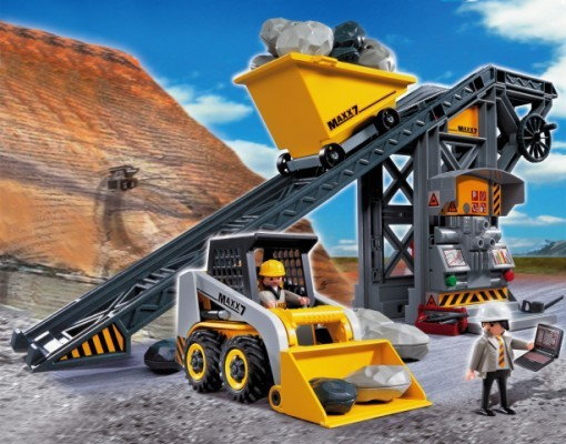 Playmobil 4041 - Transporter z ładowarką kompaktową