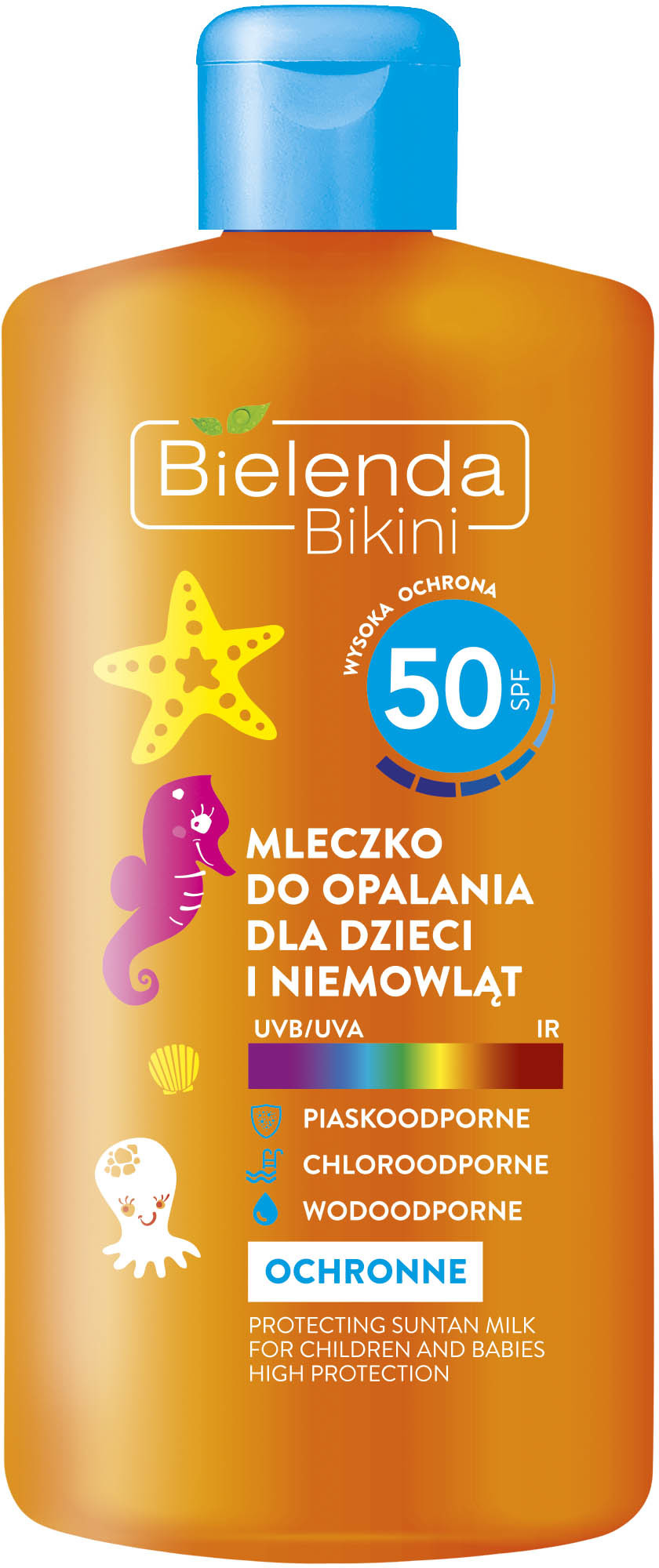 Bielenda BIKINI MLECZKO DO OPALANIA DLA DZIECI I NIEMOWLĄT SPF 50 150 ML