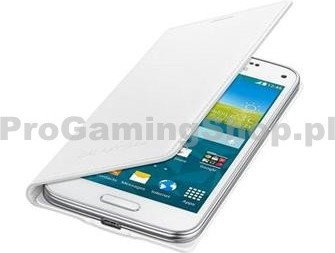 Samsung Flip Cover do Galaxy S5 Mini Białe White EF-FG800BWEGWW