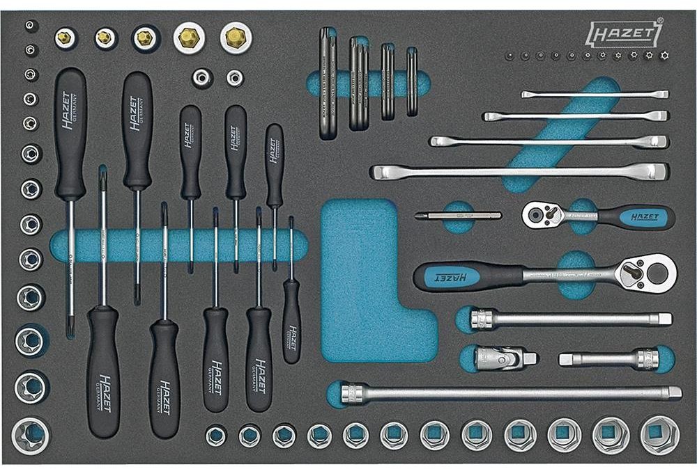 Hazet Zestaw kluczy nasadowych klucze oczkowe dwustronne TORX klucze nasadowe itd 163-53/75 163-53/75