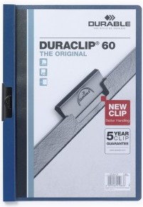 Duraclip DURABLE Skoroszyt zaciskowy 60 granatowy DU002-11